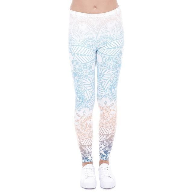 High Elasticity Mint Print Leggings